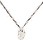 Alexander McQueen Silver Short Molten Necklace