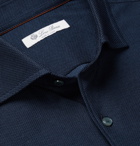 Loro Piana - Slim-Fit Cutaway Collar Cotton-Piqué Shirt - Unknown