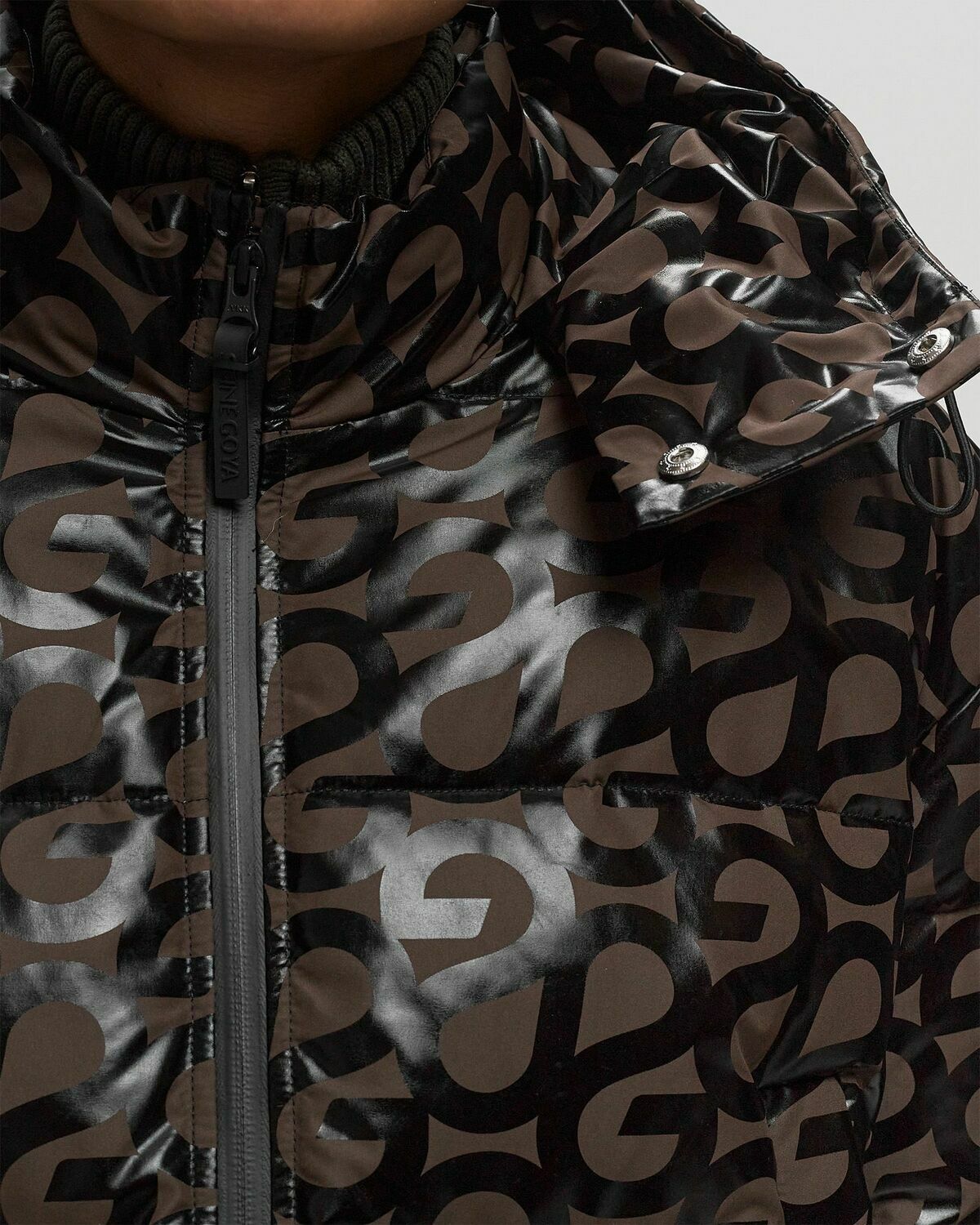 Stine Goya Hooded Long Sleeve Puffer Blue Down & Puffer Jackets