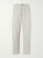 Remi Relief - Straight-Leg Cotton-Twill Trousers - Neutrals