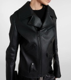 Junya Watanabe Faux leather biker jacket