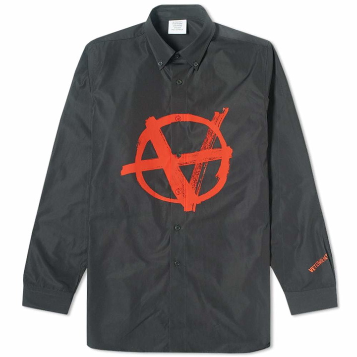 Photo: VETEMENTS Anarchy Shirt