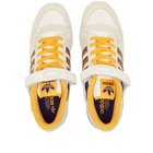 Adidas Men's Forum 84 Low Sneakers in White/Collegiate Gold