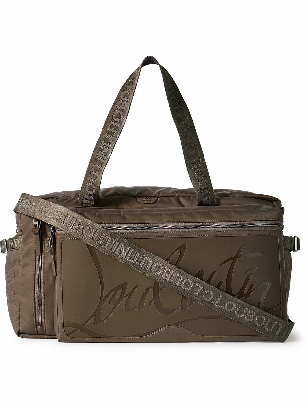 Photo: Christian Louboutin - Loubideal Rubber-Trimmed Shell and Mesh Holdall