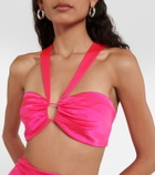 The Sei Silk satin bra top