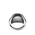 Alexander McQueen Men's Gemstone Ring in Silver