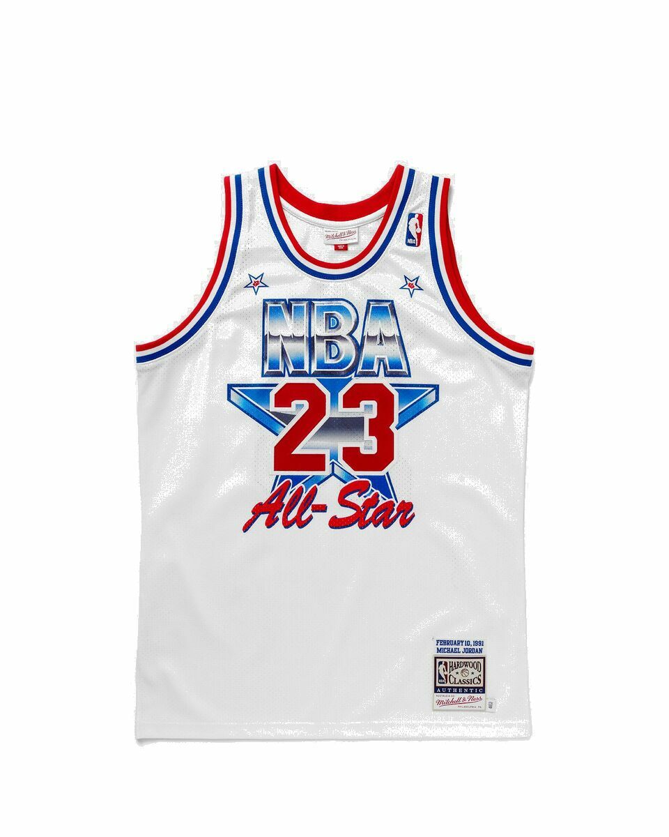 Photo: Mitchell & Ness Nba Authentic Jersey All Star East 1991 Michael Jordan #23 White - Mens - Jerseys