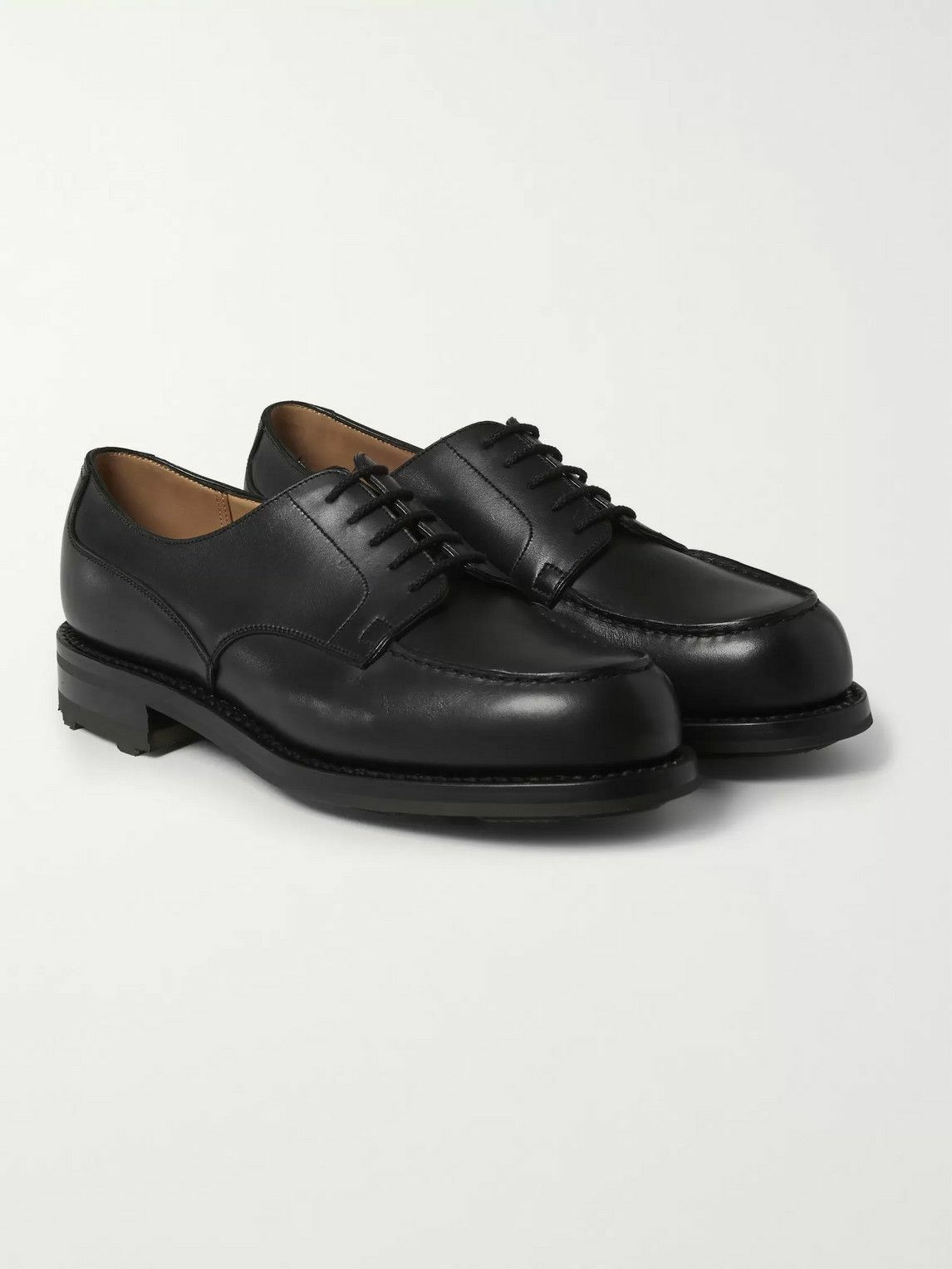 J.M. Weston - 641 Leather Derby Shoes - Black