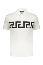 Versace Short Sleeve Cotton Polo Shirt
