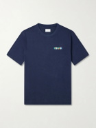 Aimé Leon Dore - Logo-Print Cotton-Jersey T-Shirt - Blue