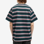 WTAPS Men's 26 Striped T-Shirt in Green