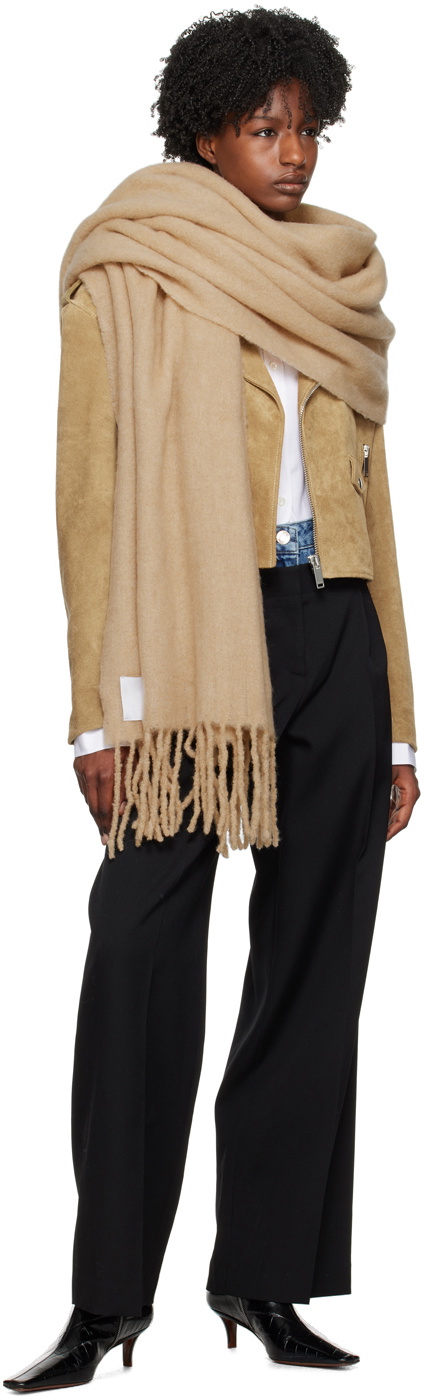 Teurn Studios SSENSE Exclusive Beige Oversized Scarf