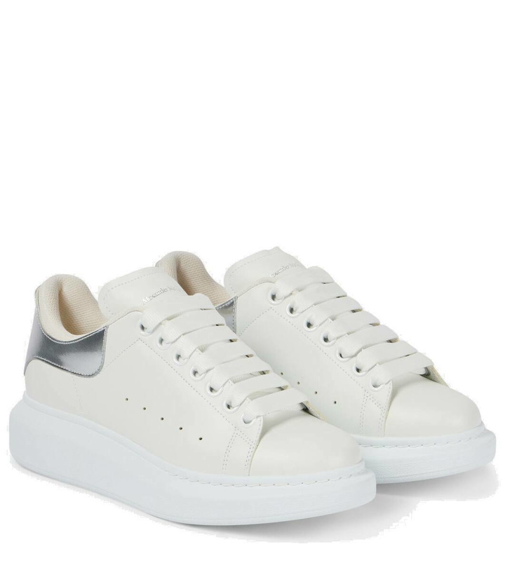 Photo: Alexander McQueen Oversized leather sneakers