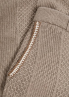 Guest In Residence Tailored Cable Wool and Cashmere-blend Trousers Taupe