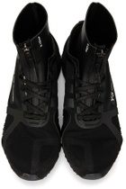 Y-3 Black Mesh Runner 4D Low Sneakers