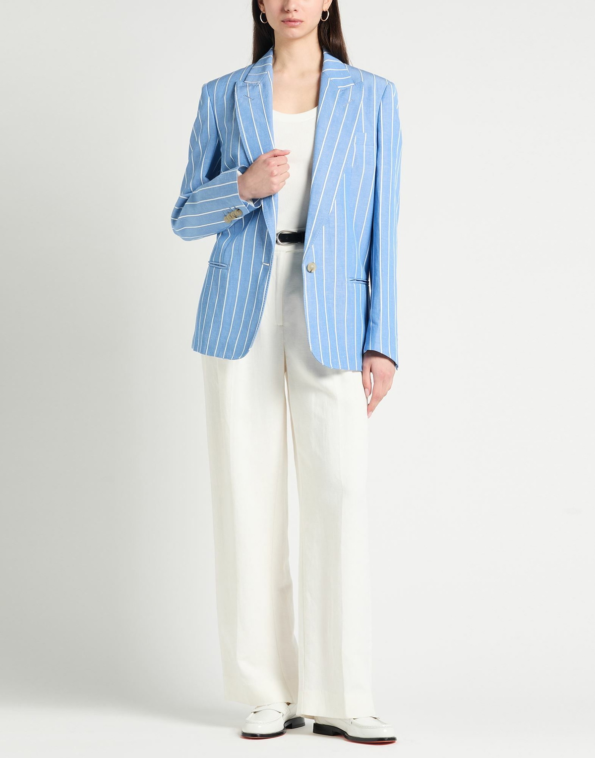 Stella Mccartney Womens Blazer Light in Blue