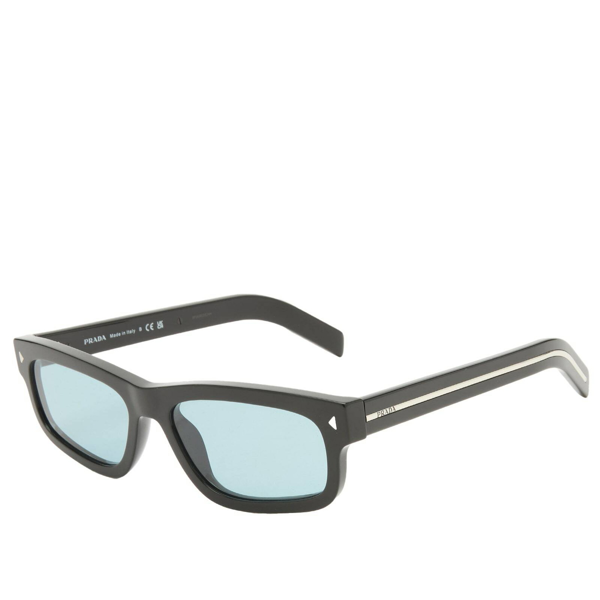 【関税込み】Prada Eyewear グレー Symbole サングラス Prada Eyewear Gray 'Prada Symbole' Sunglasses Prada