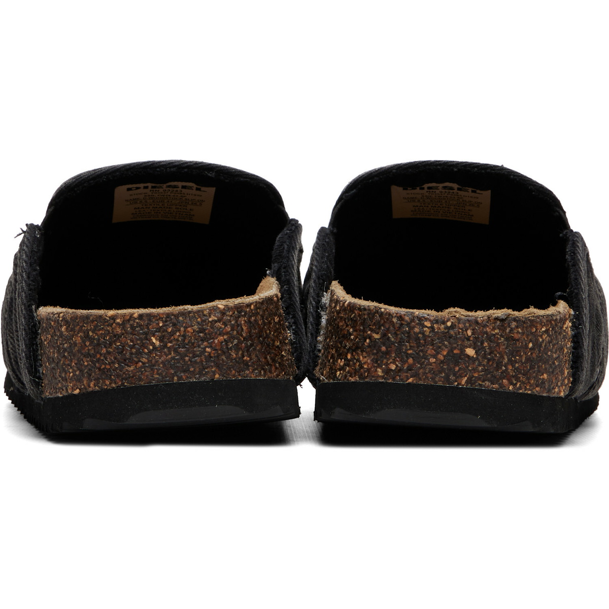 Diesel Black D-Woodstock Slip-on Loafers