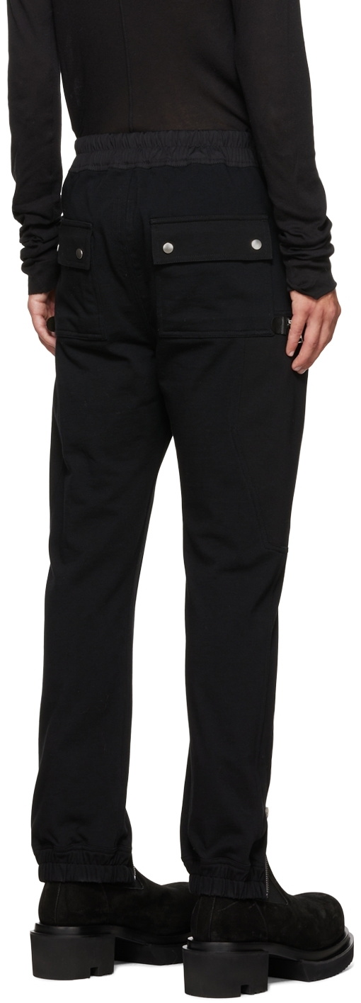 Rick Owens Black Strobe Bauhaus Cargo Pants