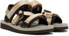 Suicoke Brown & Beige KISEE-V Sandals