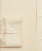 Brooks Brothers Men's Madison Relaxed-Fit Dress Shirt, Non-Iron Dobby | Golden Haze