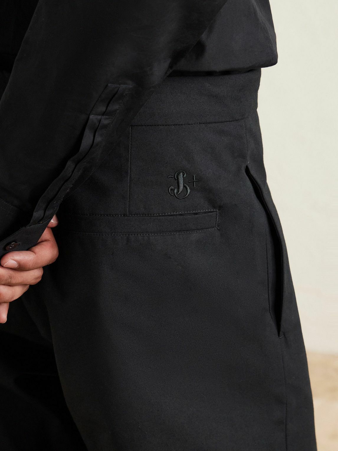Jil Sander - Straight-Leg Cotton Trousers - Black