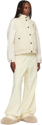 Moncler Grenoble Off-White Baise Down Vest