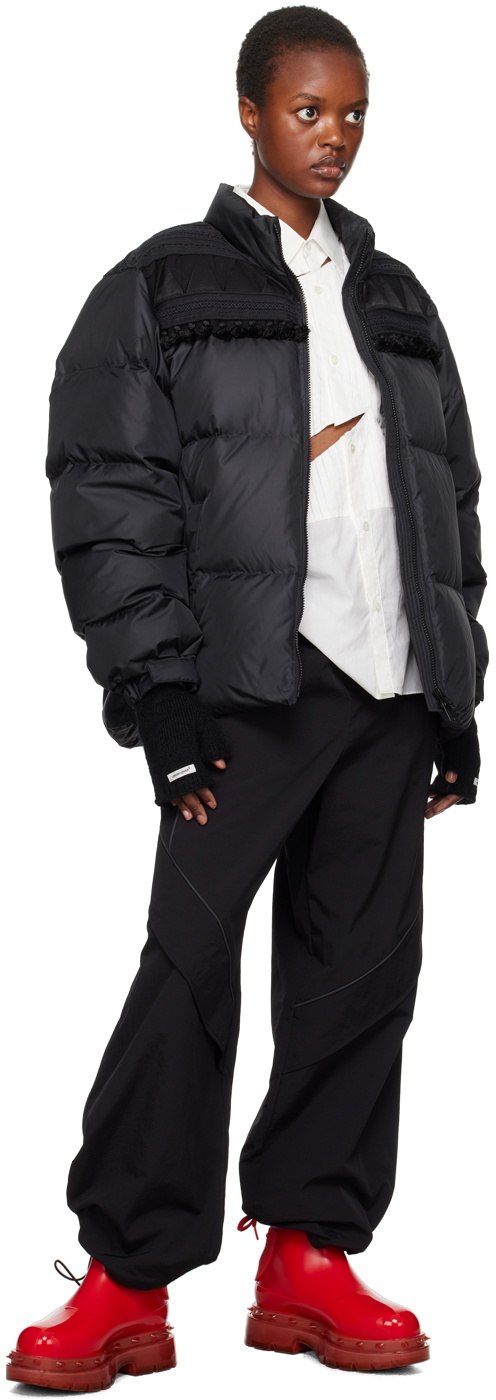 UNDERCOVER Black Woven Down Jacket Undercover