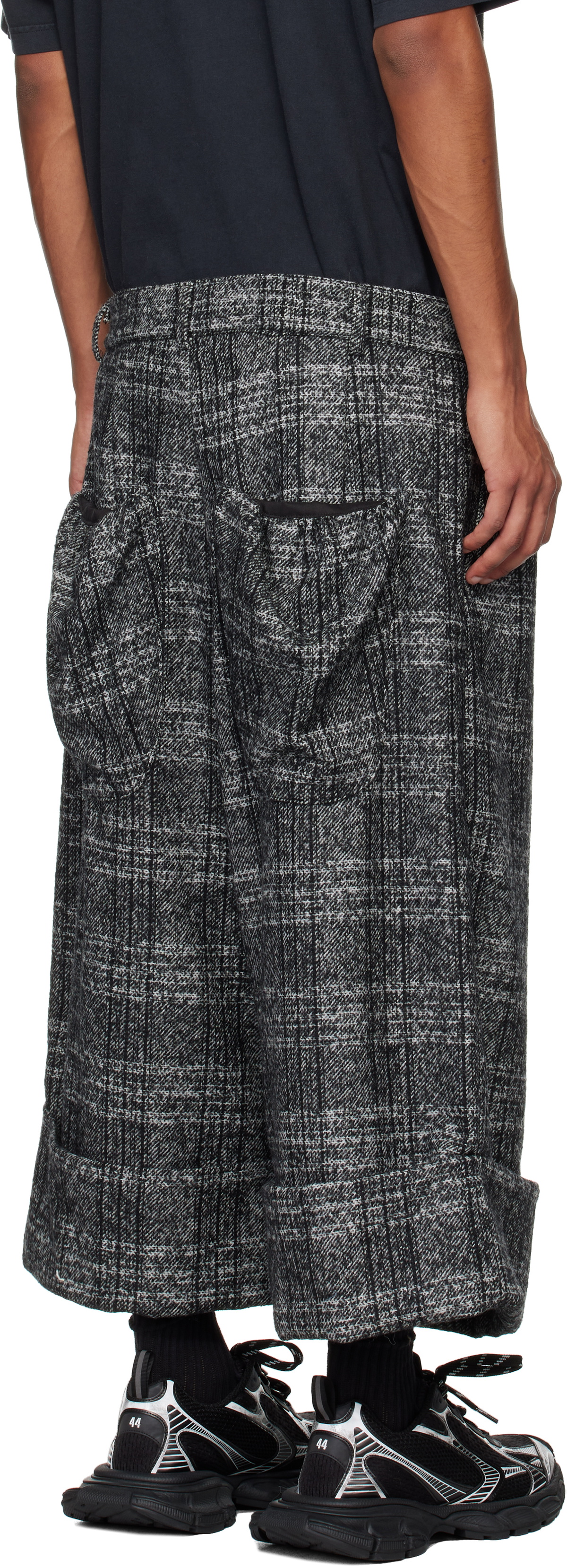 Rivington Roi Rebis Gray Wool Shorts