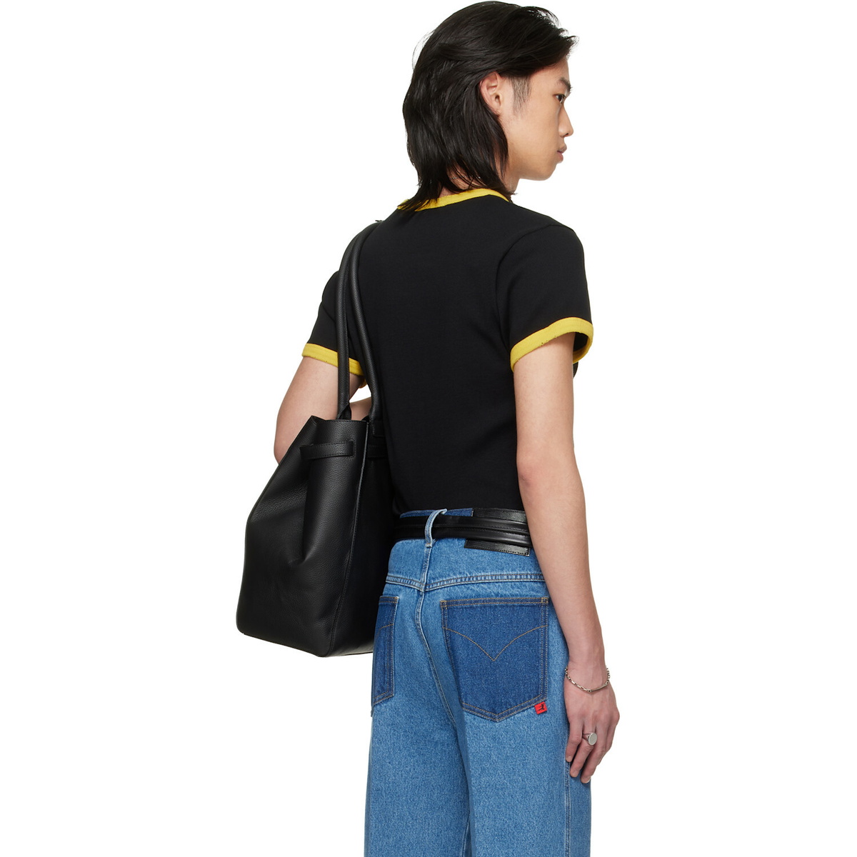 LU'U DAN BRUCE LEE x LỰU ĐẠN Black Ringer T-shirt
