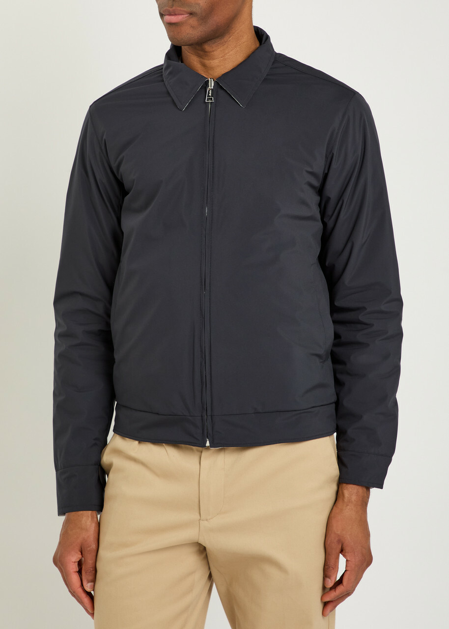 Aurélien Quilted Reversible Shell Jacket Navy