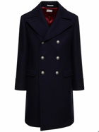 BRUNELLO CUCINELLI - Double Breasted Wool & Cashmere Coat