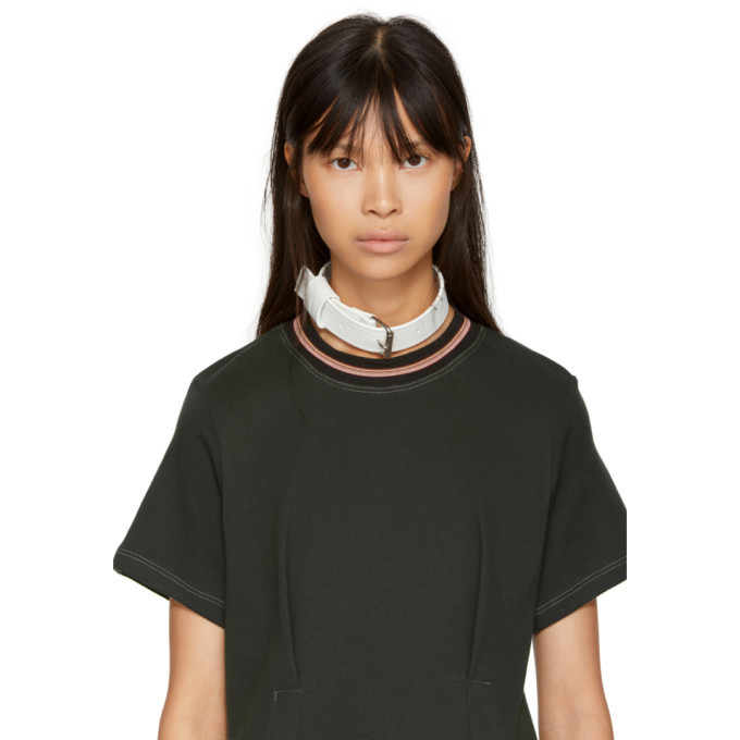 Ribeyron White Pierced Choker