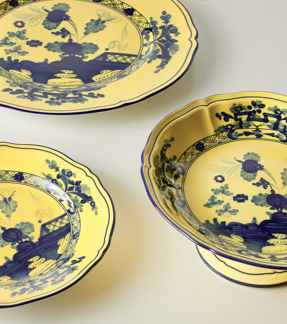 Ginori 1735 Oriente Italiano porcelain fruit bowl
