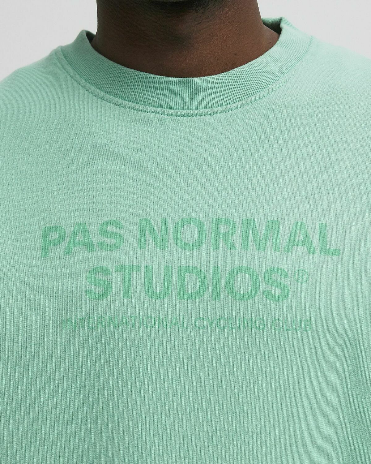 Pas Normal Studios Off-Race Logo Sweatshirt Green Men