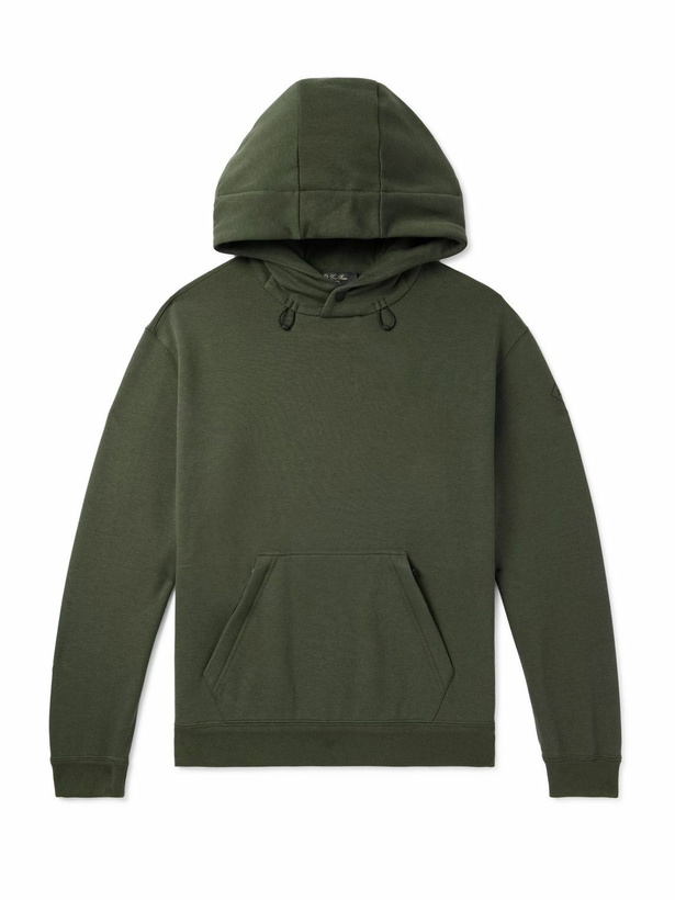 Photo: Loro Piana - Vogel Cotton and Cashmere-Blend Jersey Hoodie - Green