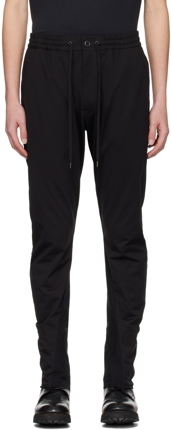 DEVOA Black Slim Trousers