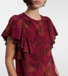 Ulla Johnson Lena floral silk crêpe de chine top