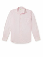 Hartford - Palm Pat Cotton-Poplin Shirt - Pink