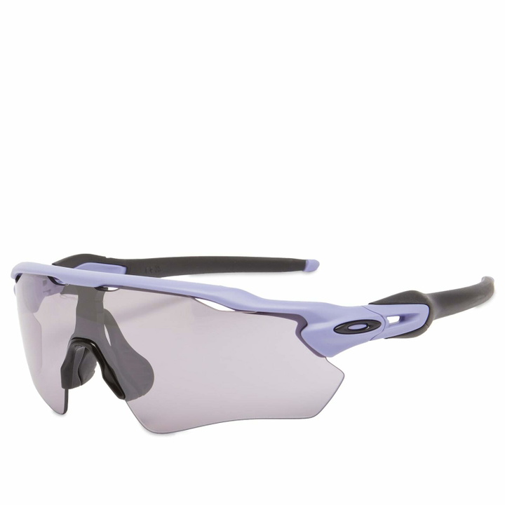 Photo: Oakley Radar EV Path Sunglasses in Matte Lilac/Prizm Slate 
