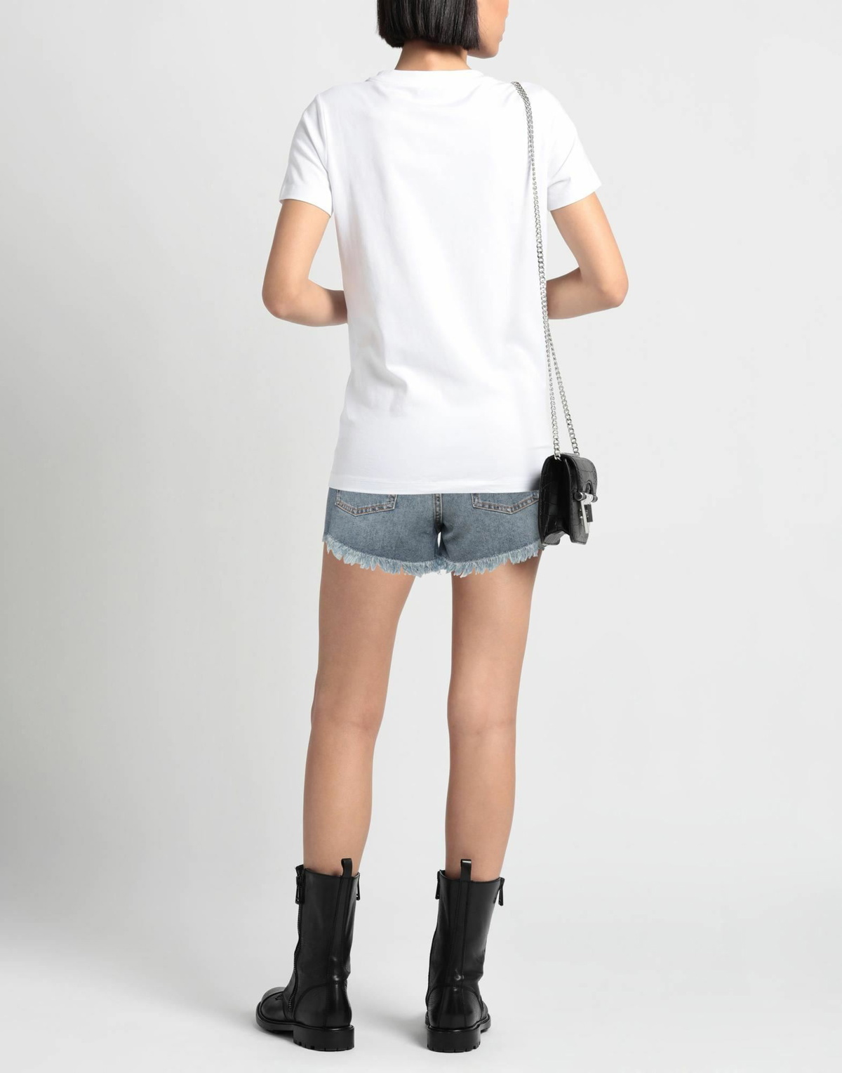 Heron Preston Womens Denim shorts in Blue