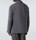 Lemaire Asymmetric silk-blend blazer