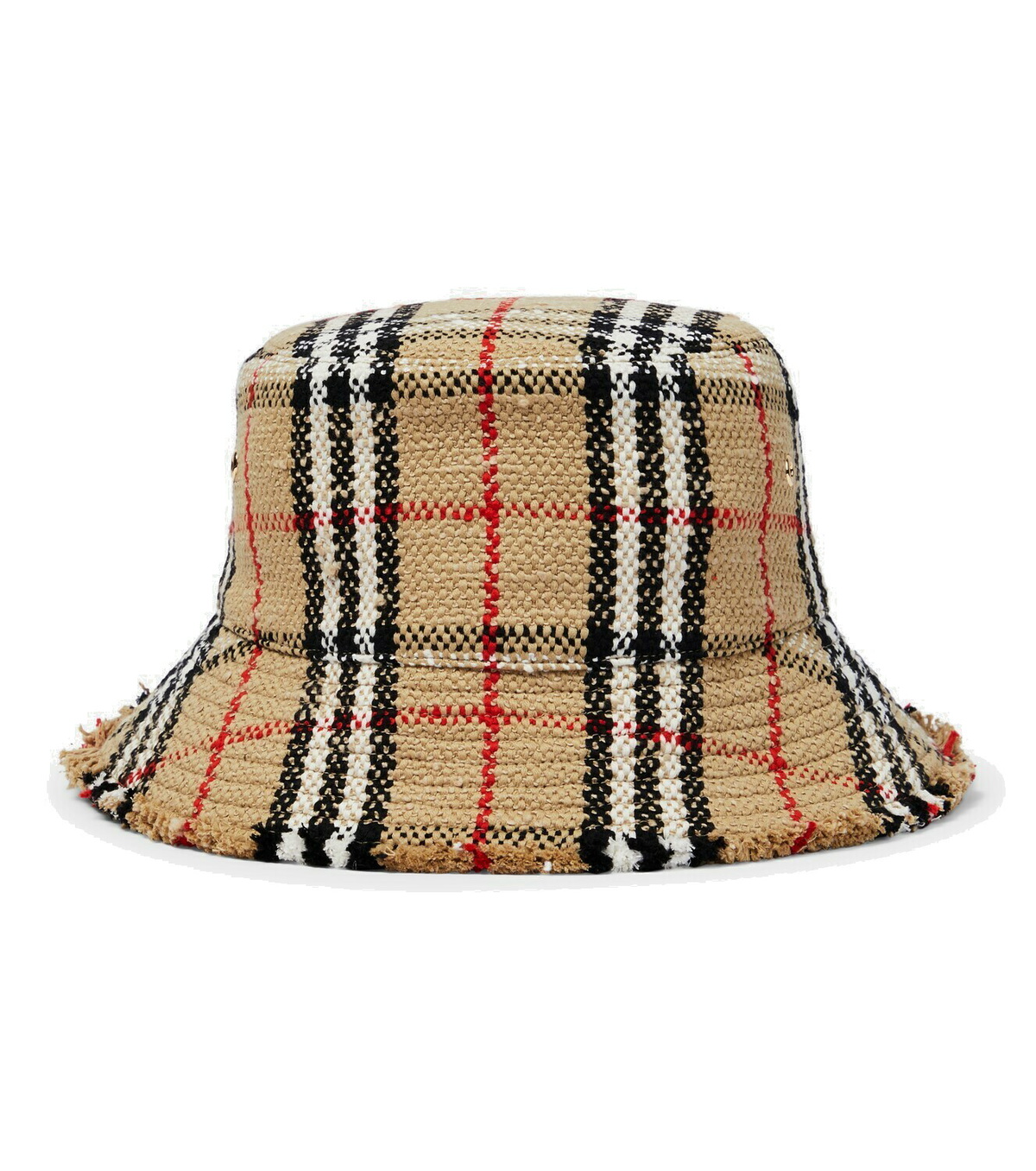 【関税＆送料込み】Burberry Tonal Bias Buket Hat Burberry Bucket Hat In Vintage Check | italist
