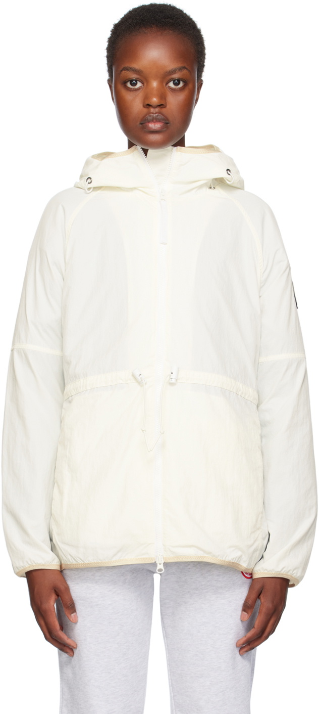 Canada Goose White Lundell Jacket Canada Goose