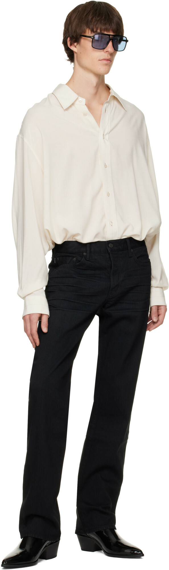 TOM FORD Black 50's Straight Fit Jeans