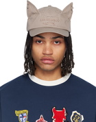 Charles Jeffrey LOVERBOY Taupe Pierced Ears Cap