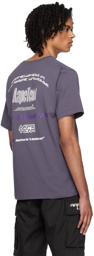 AAPE by A Bathing Ape Purple Moonface T-Shirt