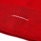 MM6 Maison Margiela Women's Knitted Beanie in Red