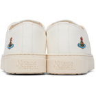 Vivienne Westwood White Low Top Plimsoll Sneakers
