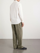 Lardini - Striped Cotton-Poplin Shirt - Neutrals